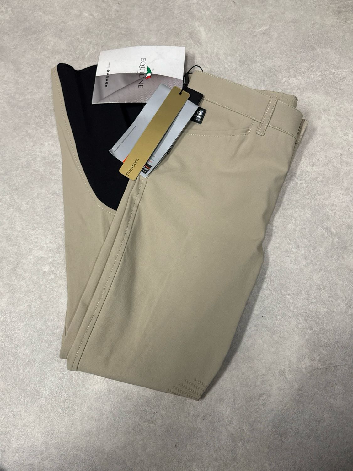 Equiline heren rijbroek Willow beige 48