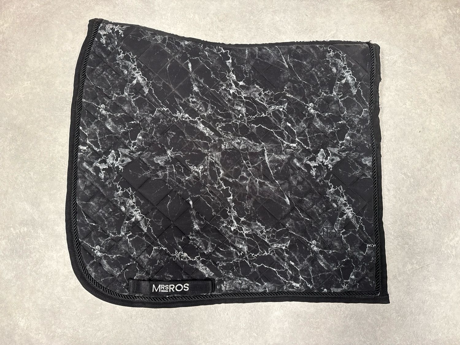 Mrs ros dekje zwart marble full dressuur