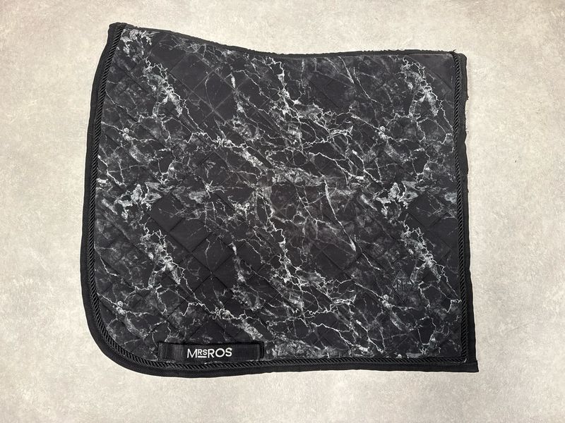 Mrs ros dekje zwart marble full dressuur