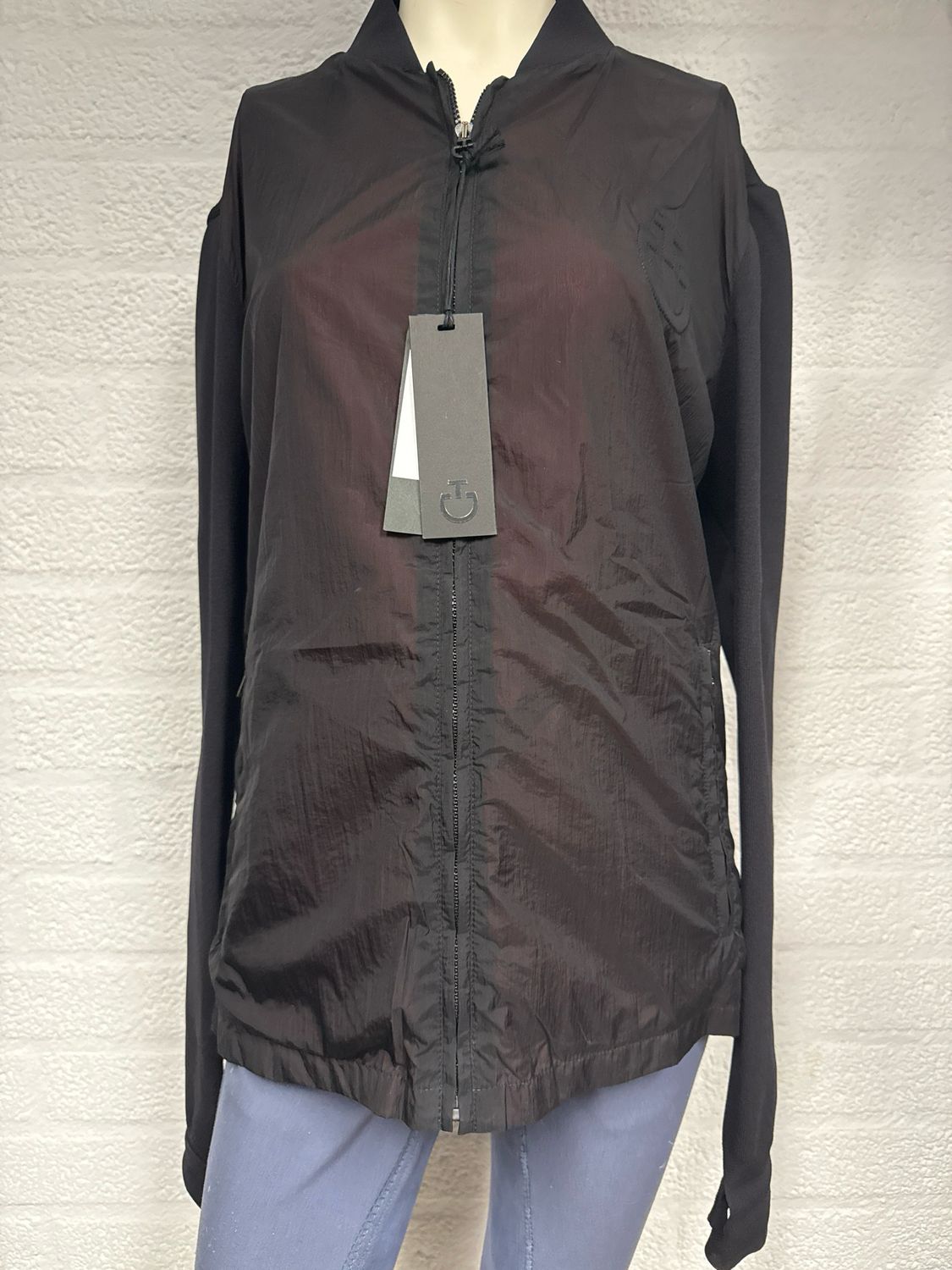 Cavalleria Toscana tech knit bomber zwart 40