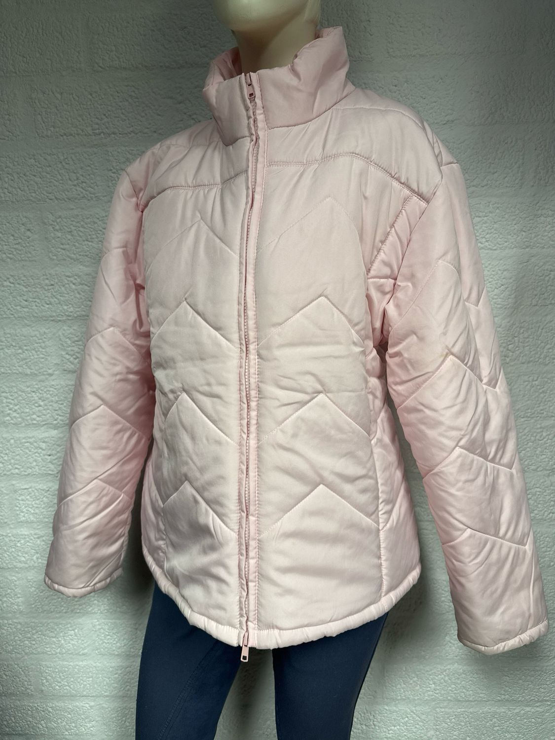 Gewatteerd jasje roze 42
