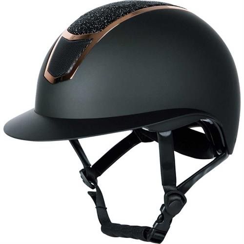 Harry’s horse veiligheidscap Mont Blanc Sparkle zwart-goud 56-58