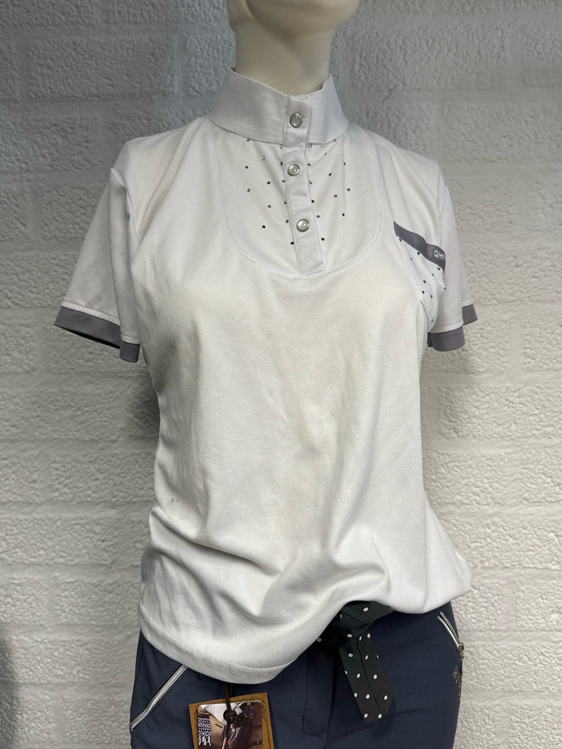 QHP wedstrijdshirt wit 40