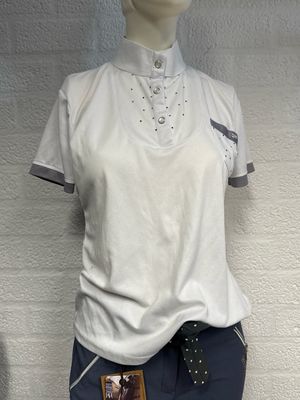 QHP wedstrijdshirt wit 40 QHP wedstrijdshirt wit 40