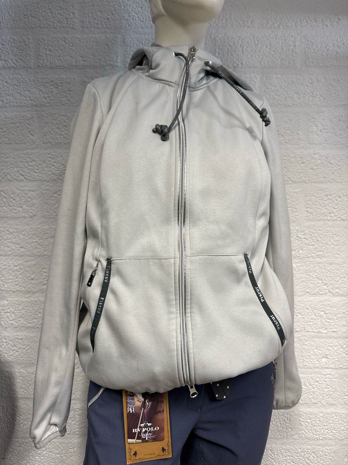 Pikeur vest grijs 40