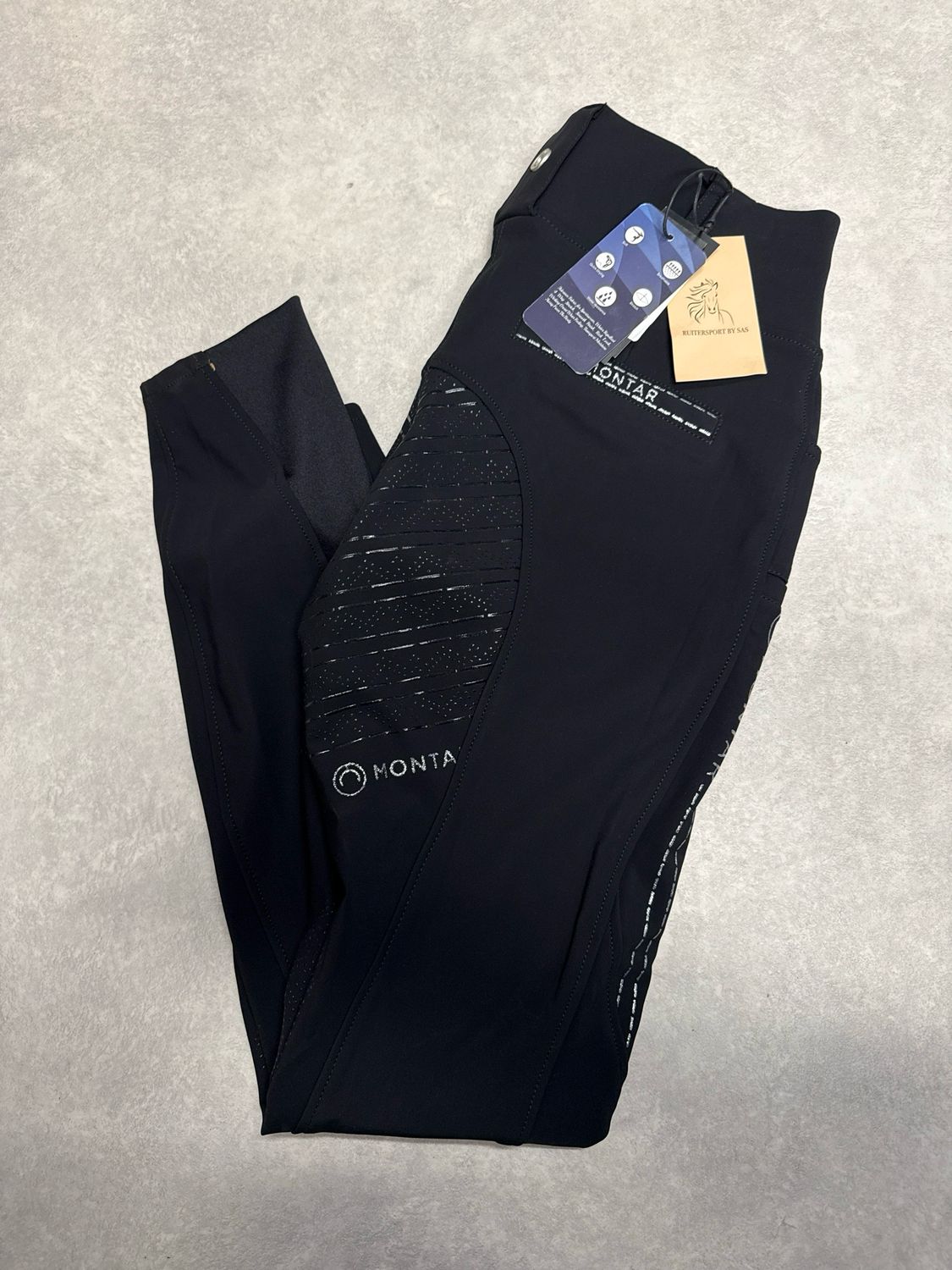 Montar rijlegging Karen full grip zwart 40