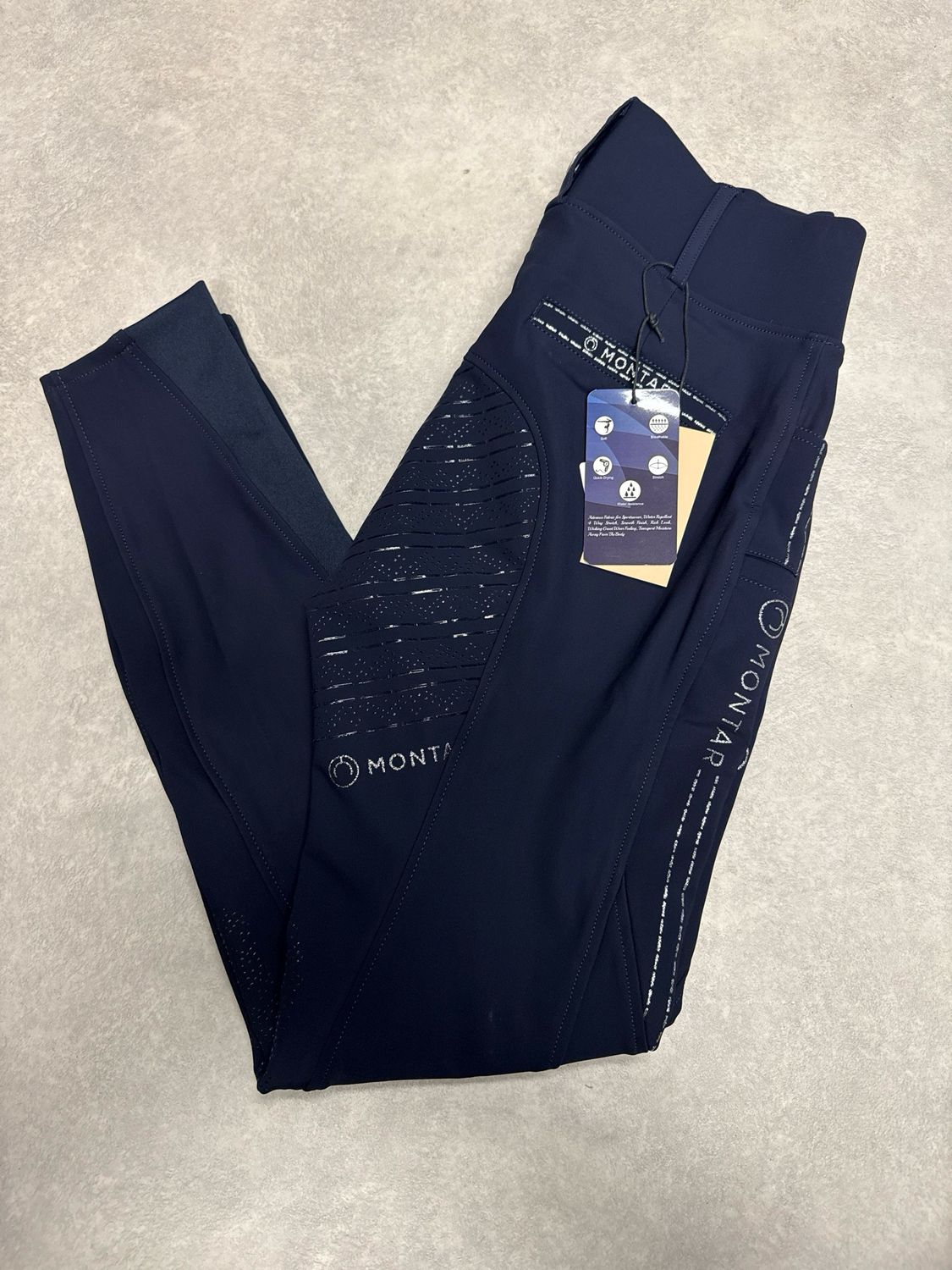 Montar rijlegging Karen full grip blauw 40