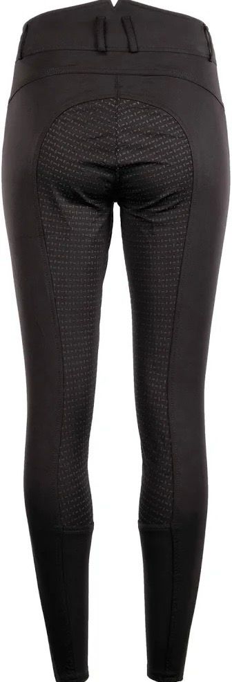 Montar rijbroek Lulu high waist full grip zwart 32
