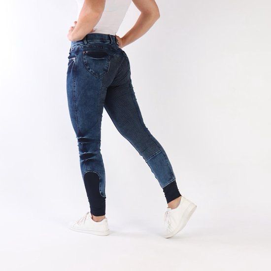 Harry’s horse rijbroek Novi full grip denim blauw