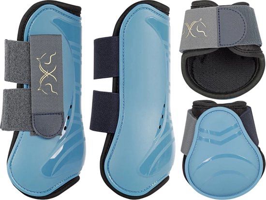 Harry’s horse beenbeschermers set Bora Bora air blauw larkspur full