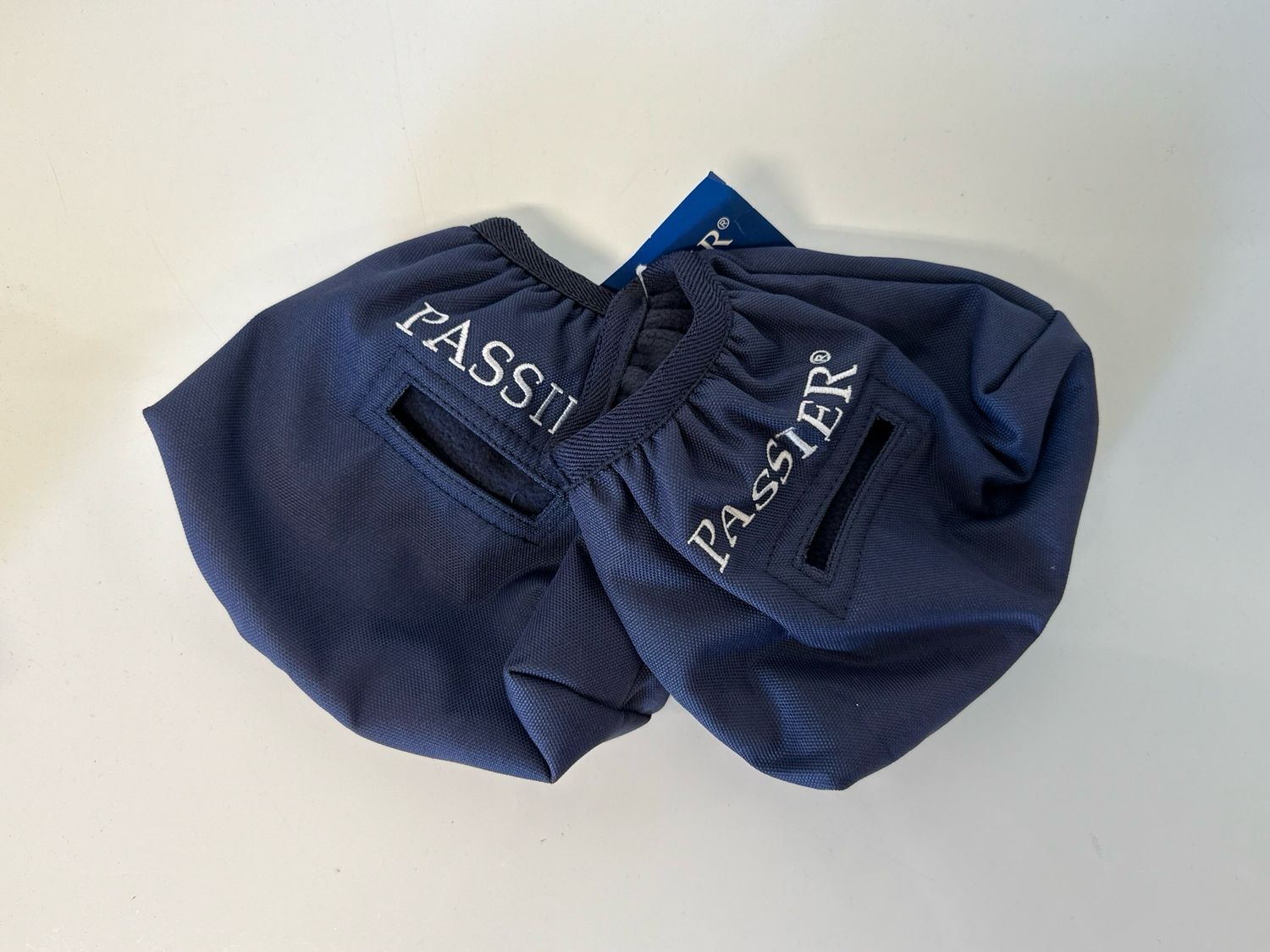Passier beugelhoezen blauw