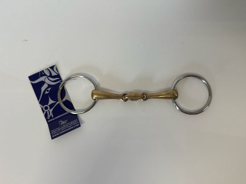 Harry’s horse gold brass dubbelgebroken watertrens 20mm Harry’s horse gold brass dubbelgebroken watertrens 20mm