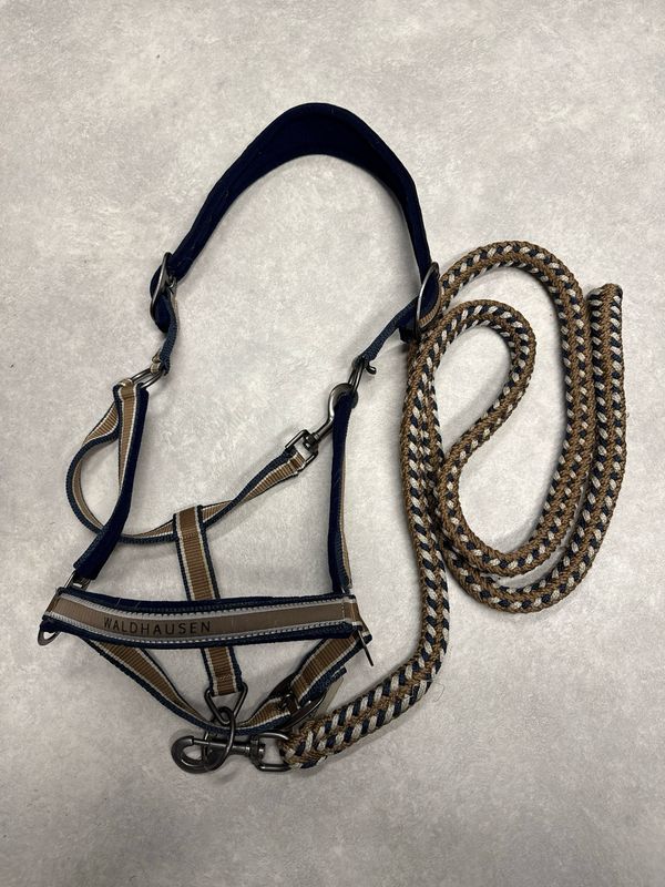 Waldhausen halster met touw cob