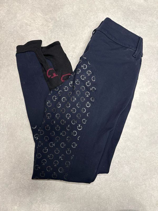 Cavalleria Toscana rijbroek full grip blauw 36