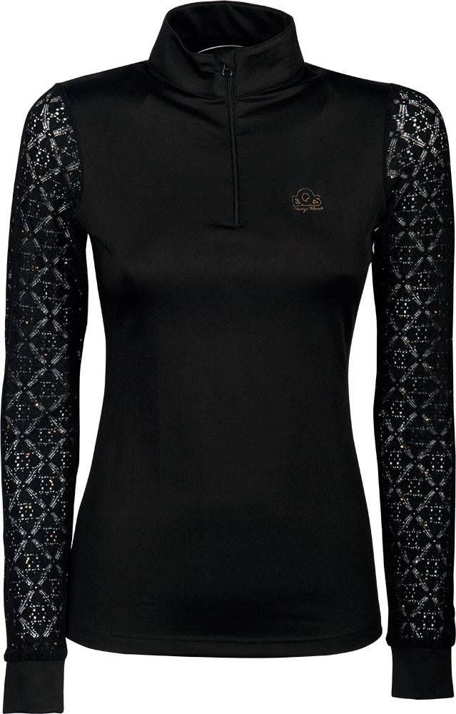 Harry’s horse wedstrijdshirt EQS crystal lace zwart