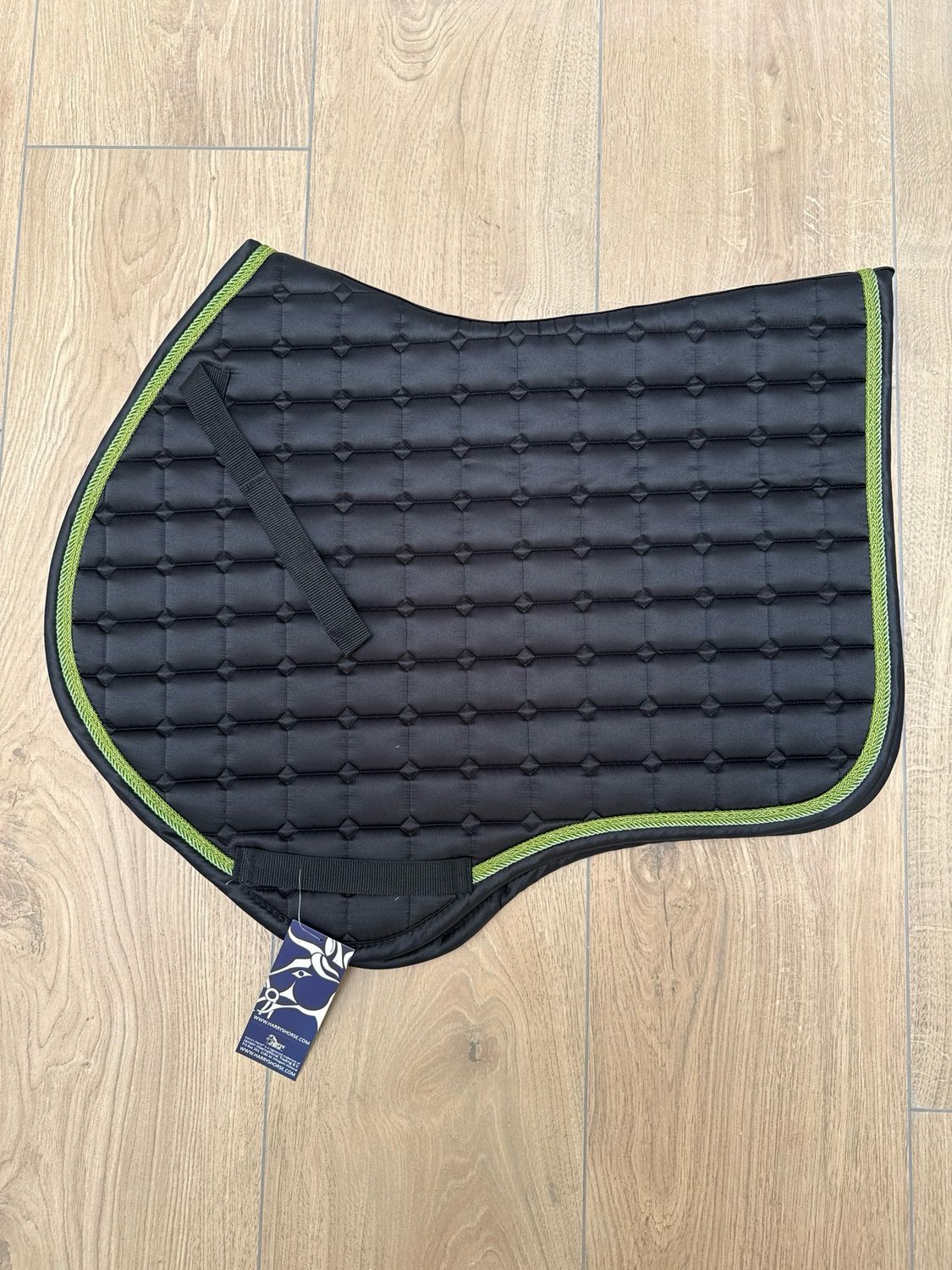 Harry’s horse dekje Satin zwart groen full spring