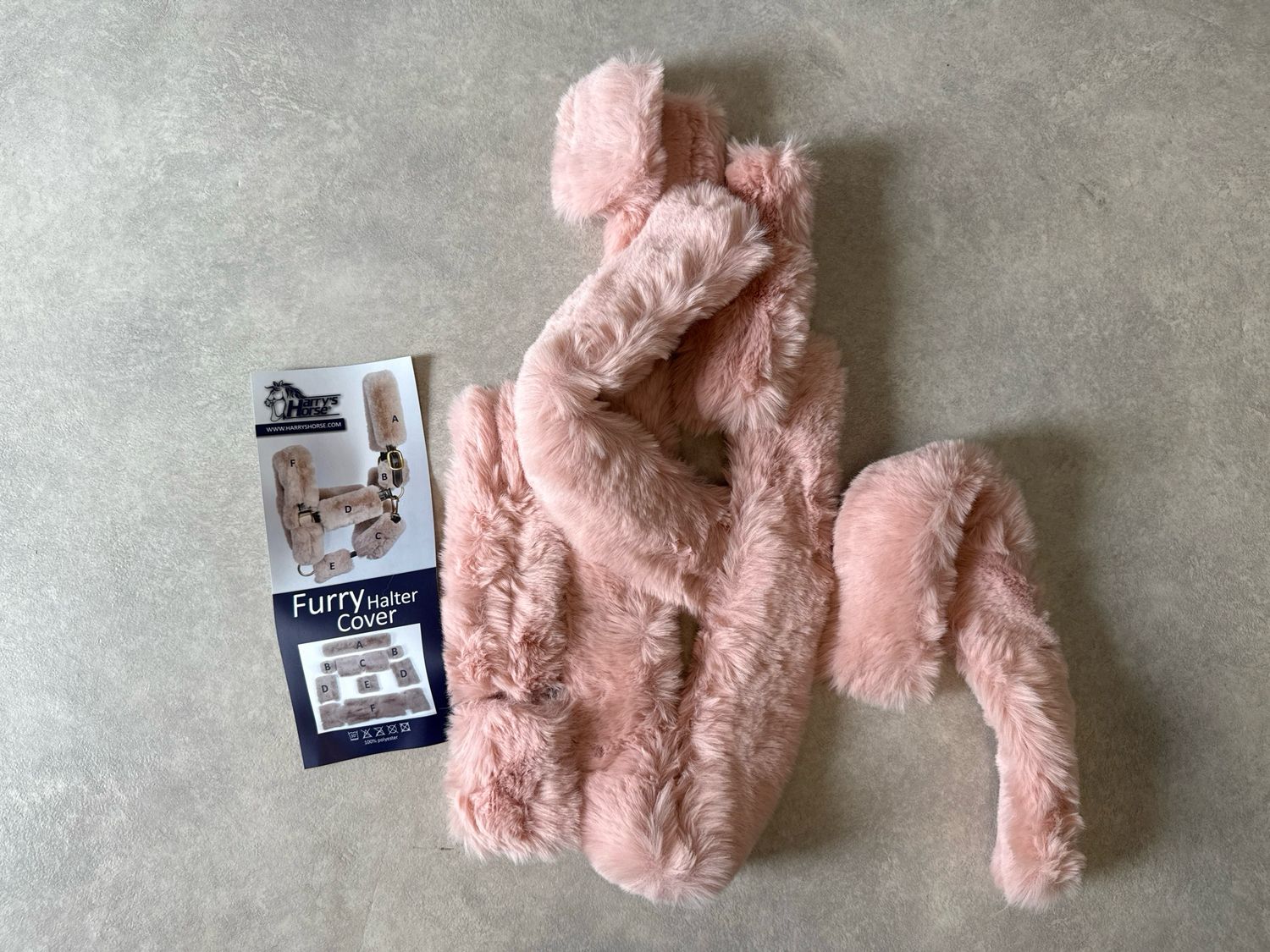 Harry’s horse halster bontjes roze