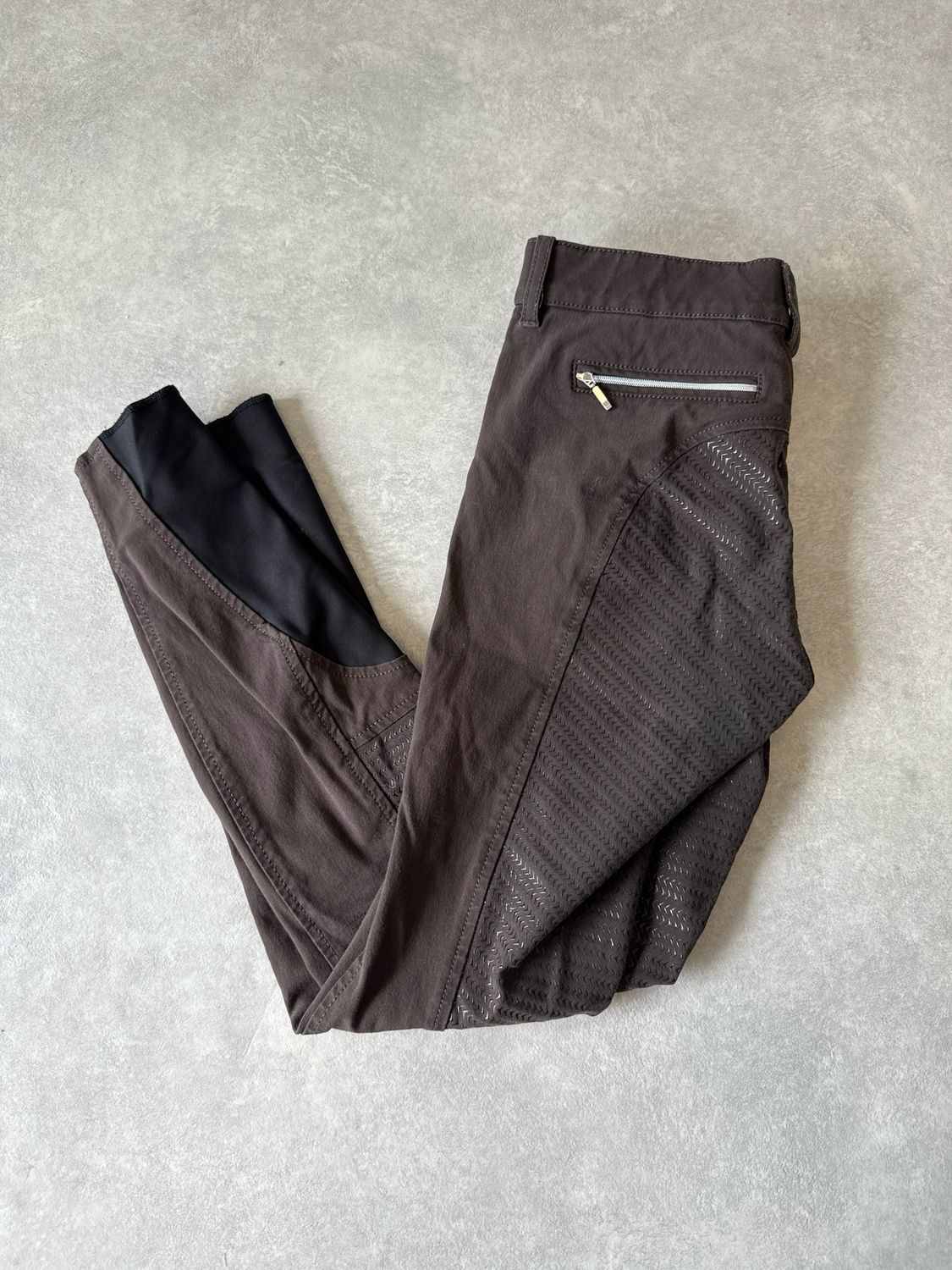 Equiline rijbroek bruin full grip 38