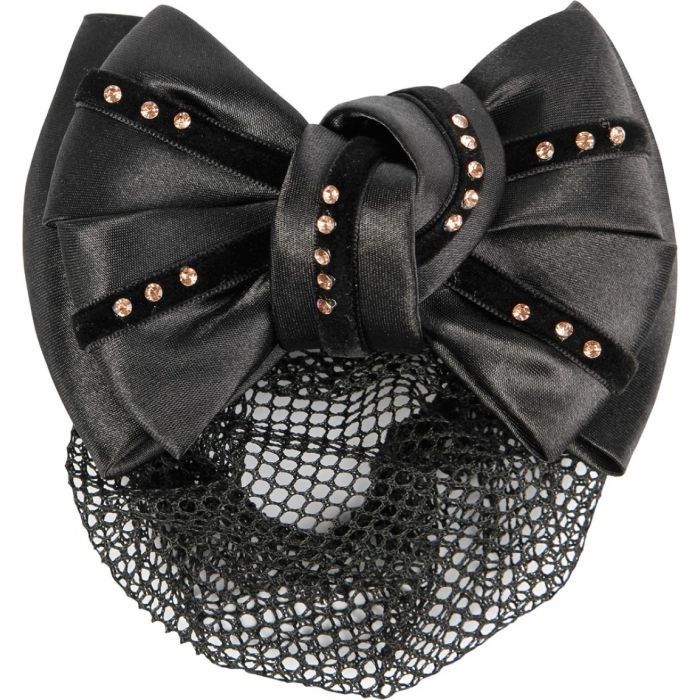 Harry’s horse haarclip strass rosegold zwart