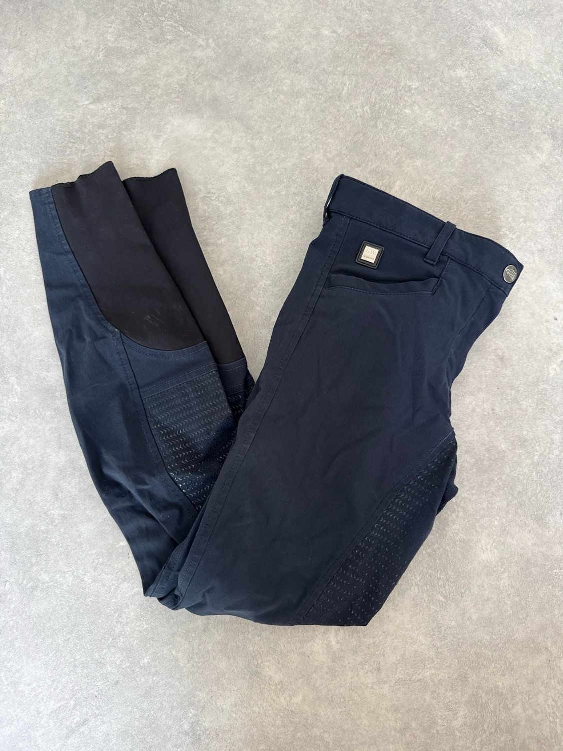 Equiline rijbroek blauw full grip 42