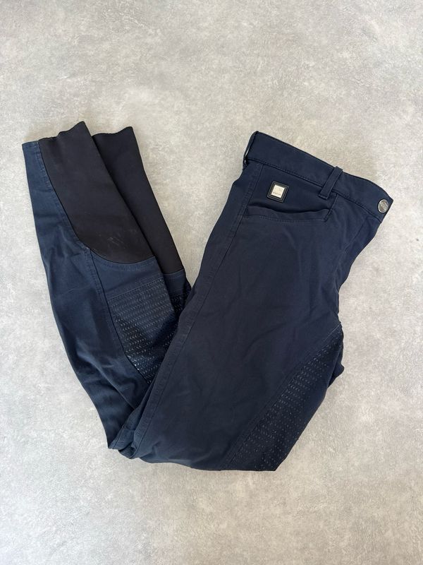 Equiline rijbroek blauw full grip 42 Equiline rijbroek blauw full grip 42