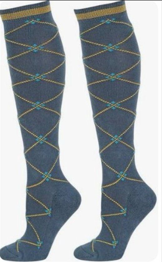 Harry’s horse sokken blauw Orion-blue
