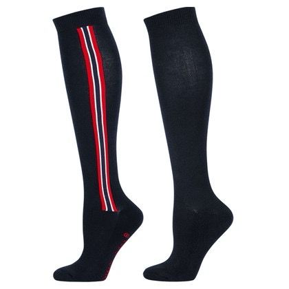 Harry’s horse sokken Denici Cavalli blauw rood Harry’s horse sokken Denici Cavalli blauw rood
