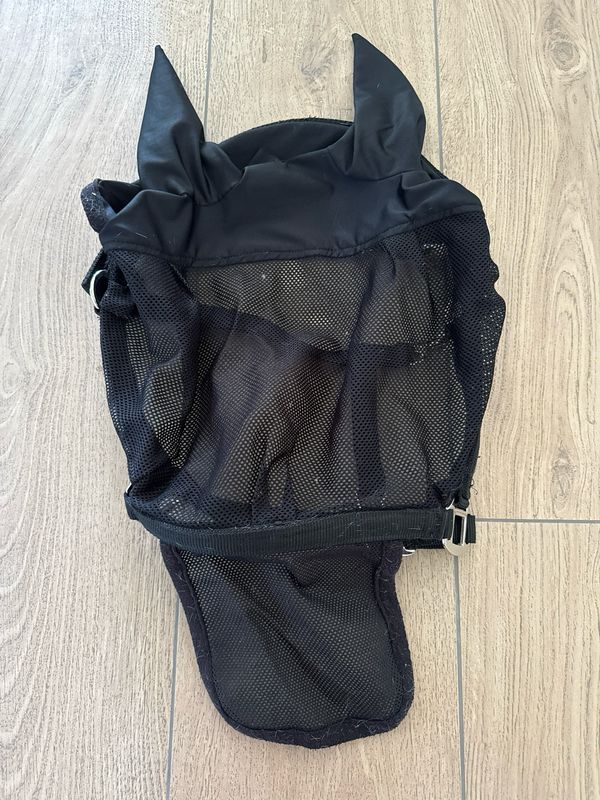 Harry’s horse halster met vliegenmasker zwart full