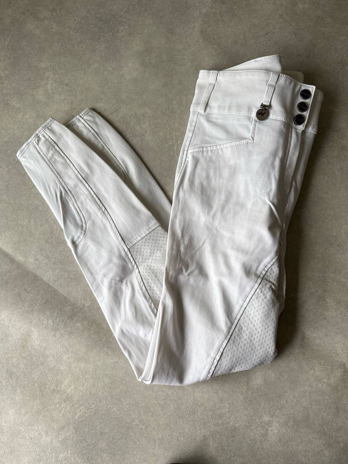 Pikeur rijbroek wit full grip 44 (88)