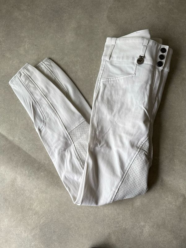 Pikeur rijbroek wit full grip 44 (88)