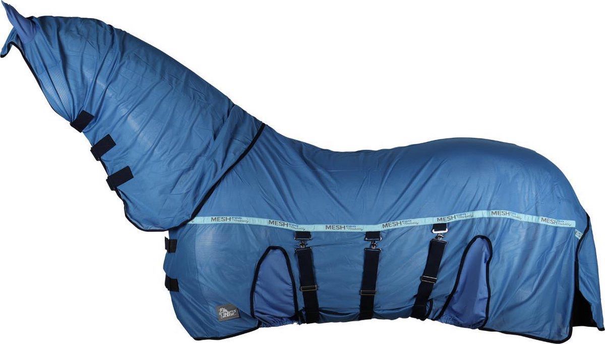 Harry’s horse vliegendeken mesh pro blauw