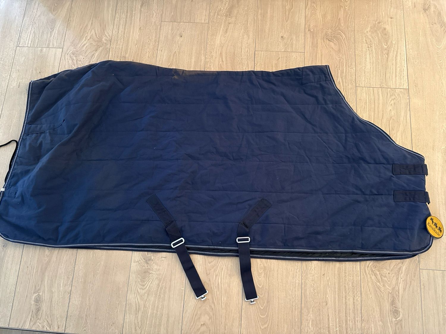 Kavalkade staldeken Calgary 100g blauw 215