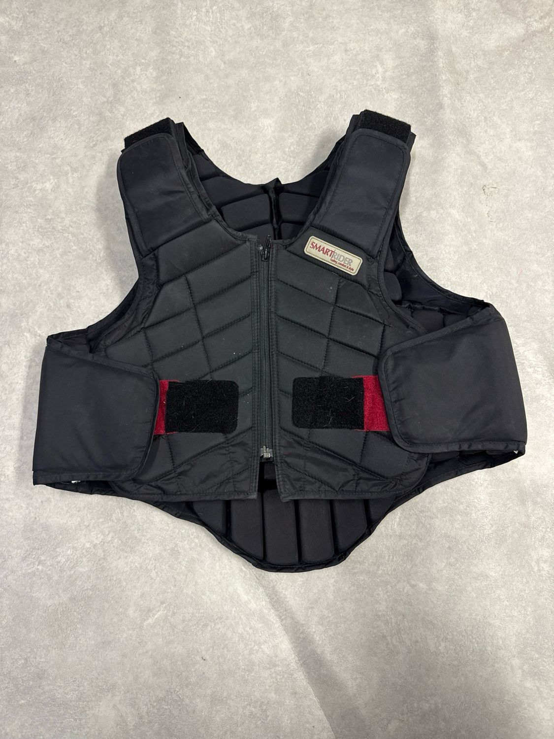 Smart rider bodyprotector zwart adult S