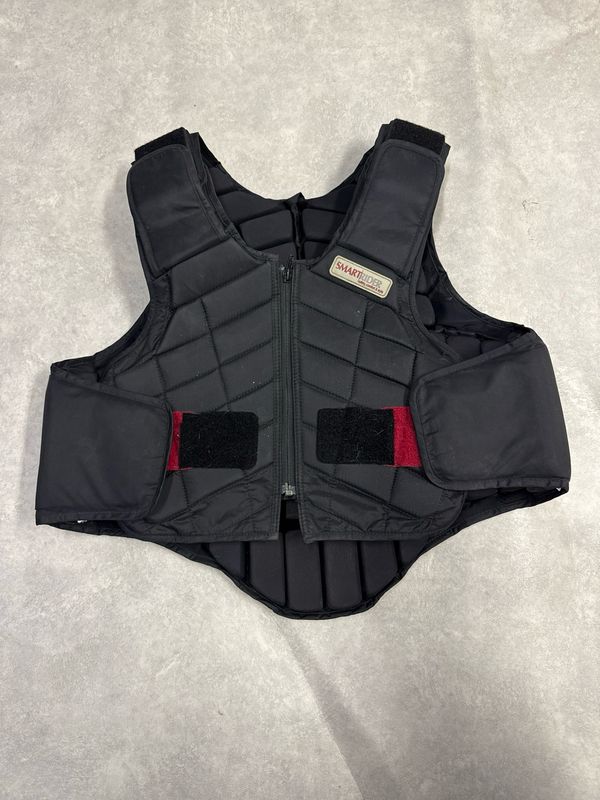 Smart rider bodyprotector zwart adult S