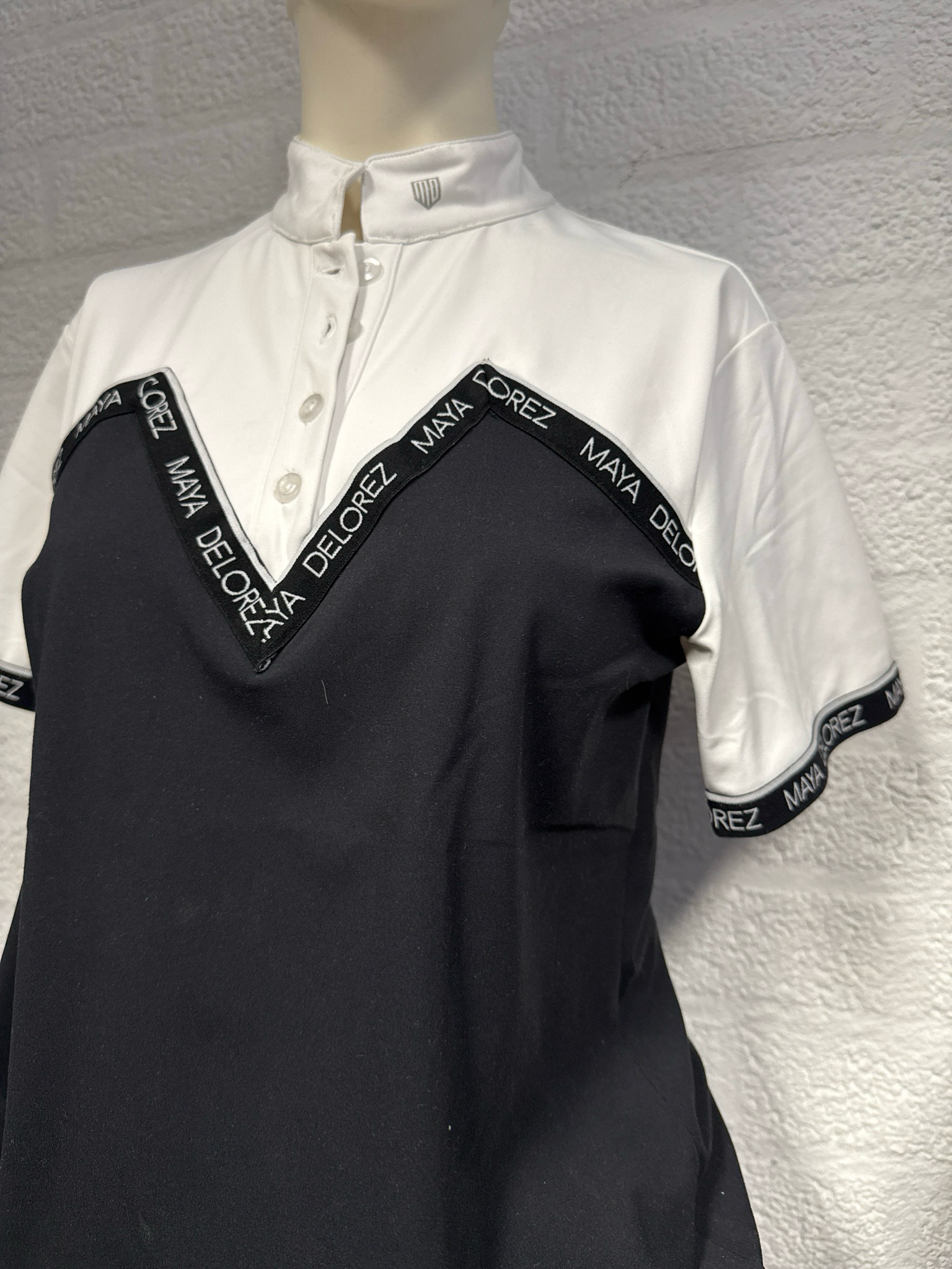 Maya DeLorez top wit zwart 40