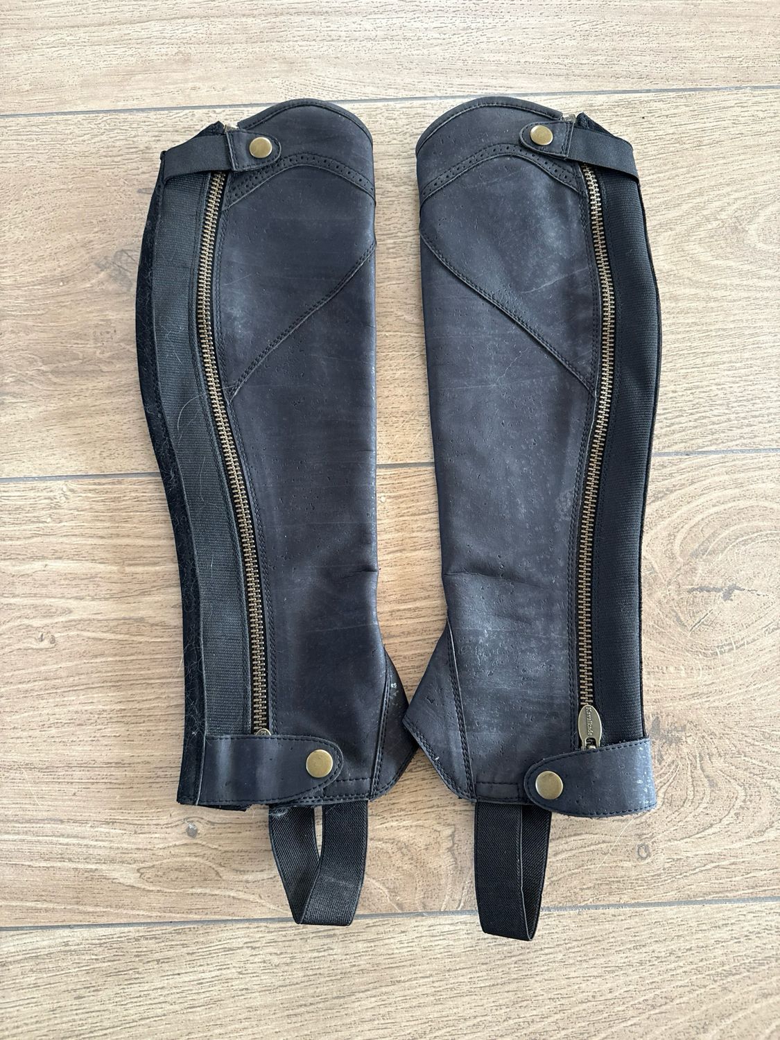 Kavalkade chaps anti slip zwart SL