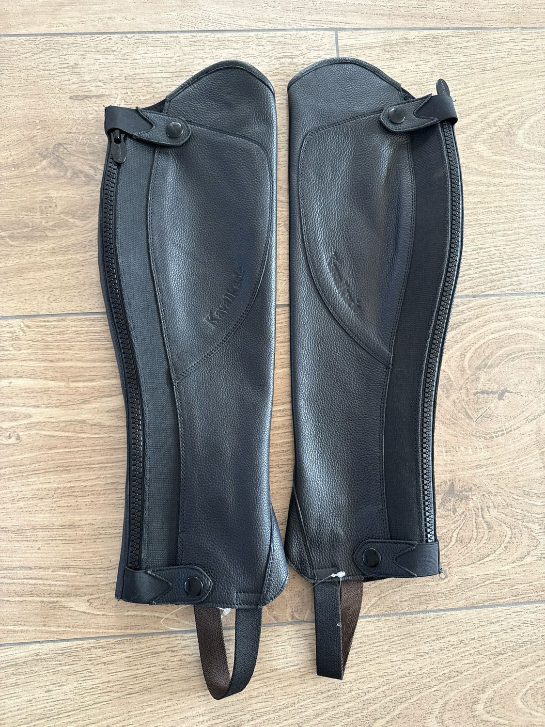 Kavalkade chaps zwart leer SL