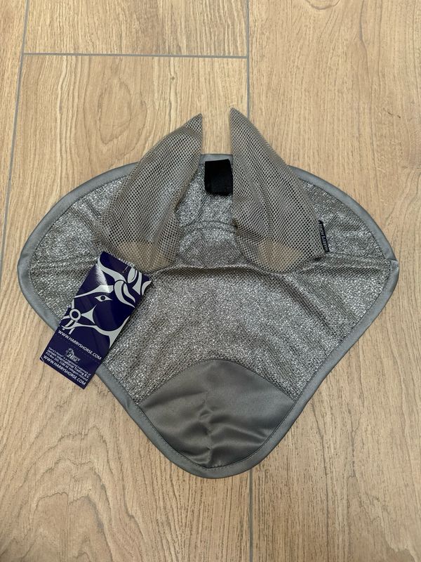 Harry’s horse oornetje Silverstone grijs zilver full