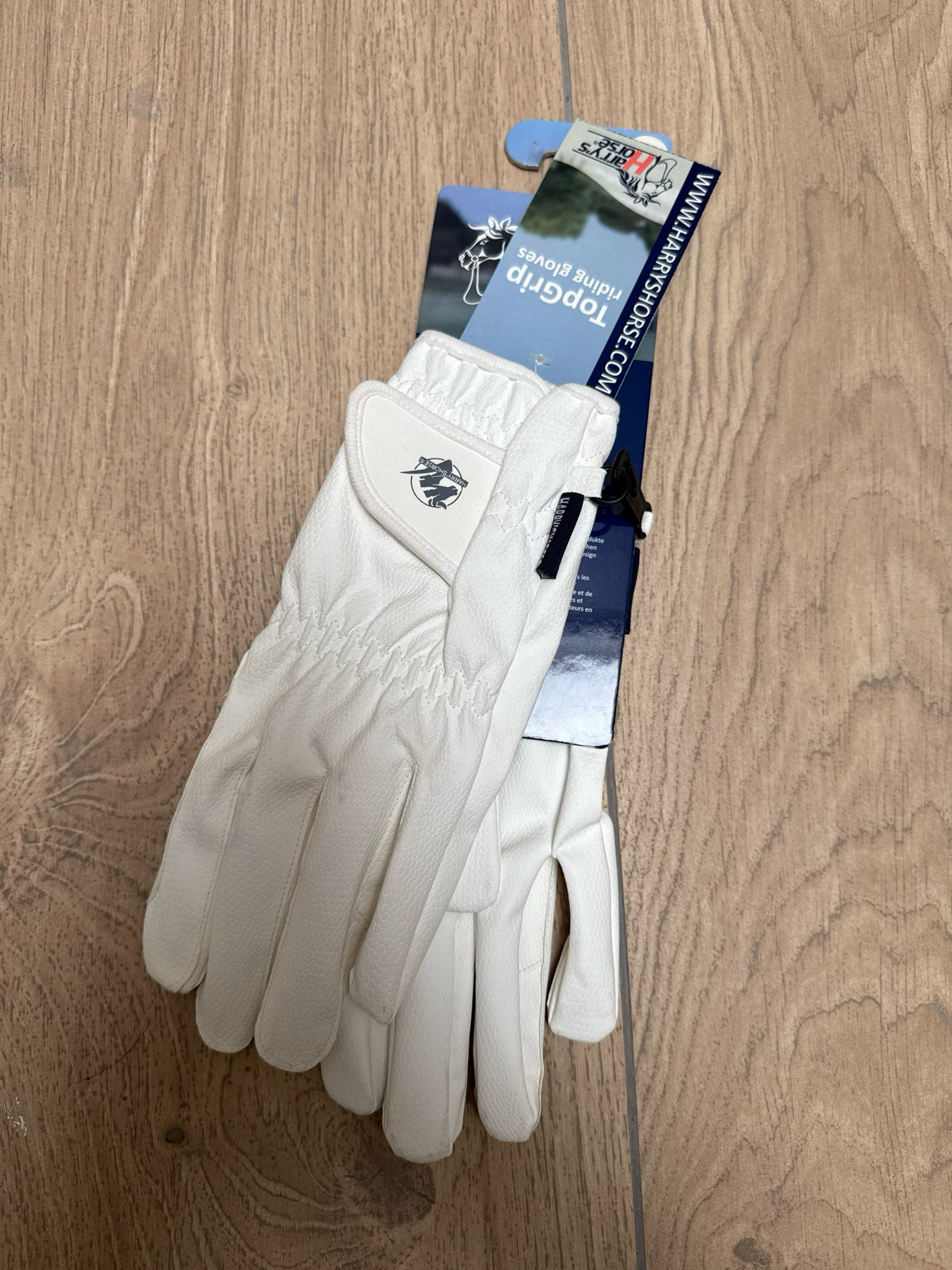 Harry’s horse handschoenen topgrip wit