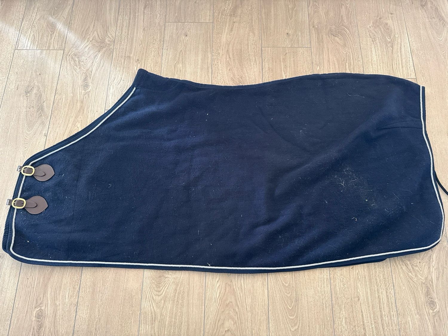 Zweetdeken wol blauw 195