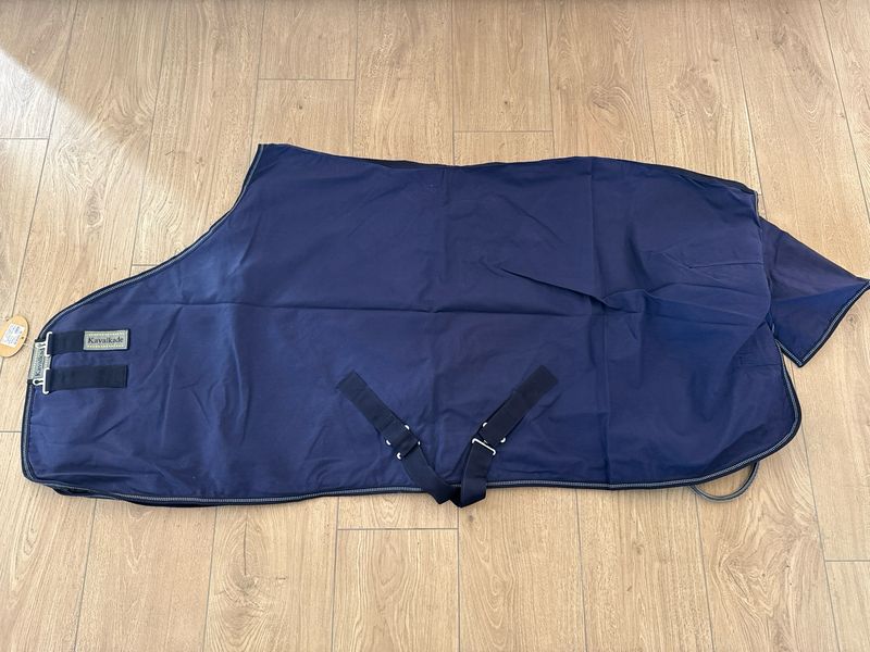 Kavalkade zomerdeken katoen blauw Kavalkade zomerdeken katoen blauw