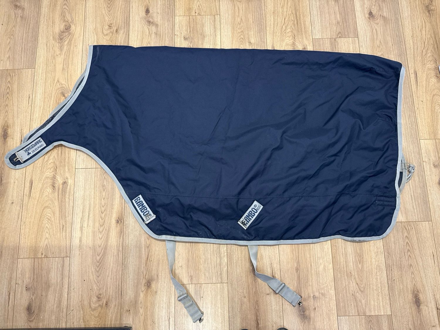 Horseware rambo longeerdeken blauw 195