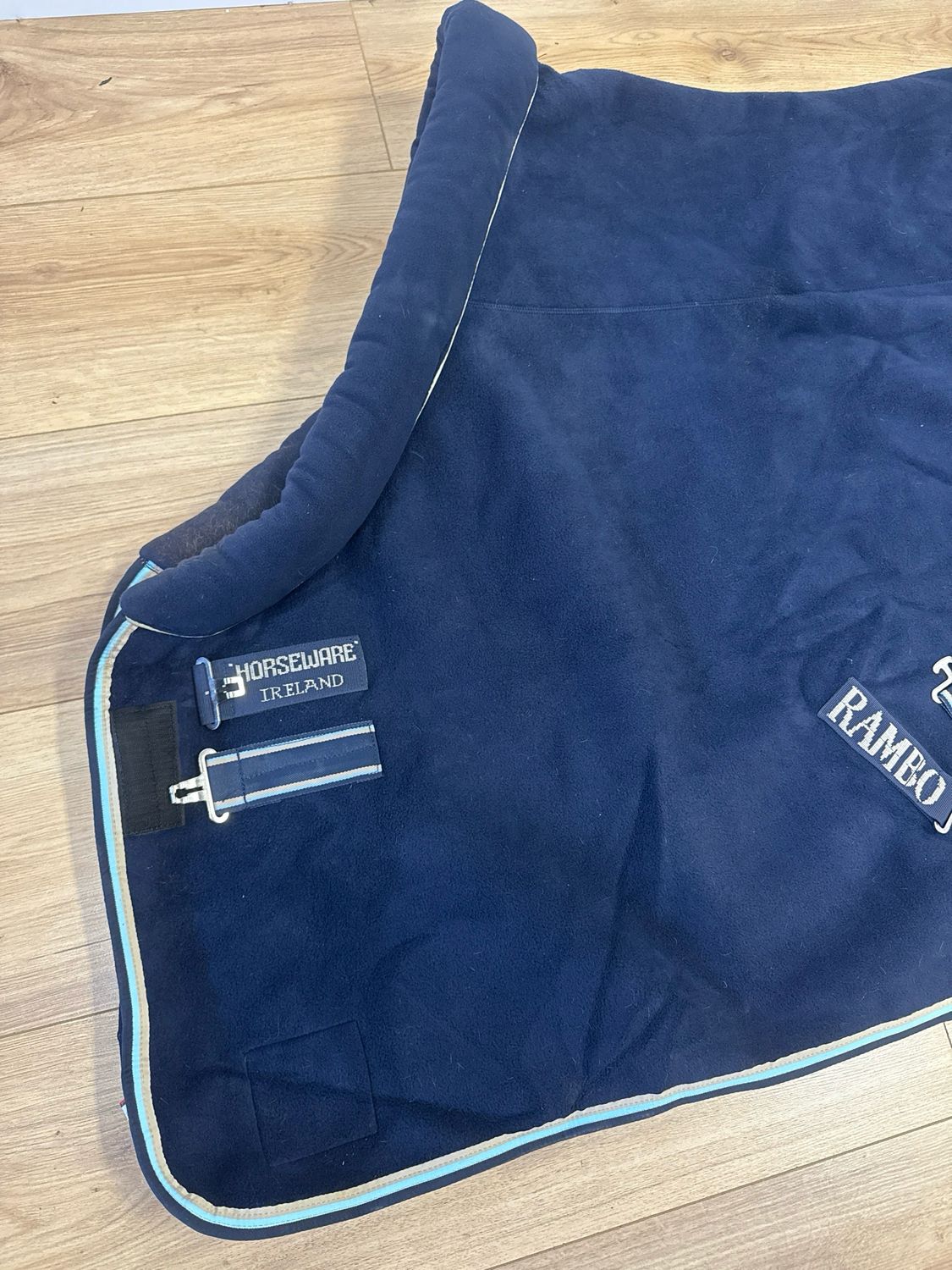 Horseware Rambo Cosy zweetdeken blauw 185