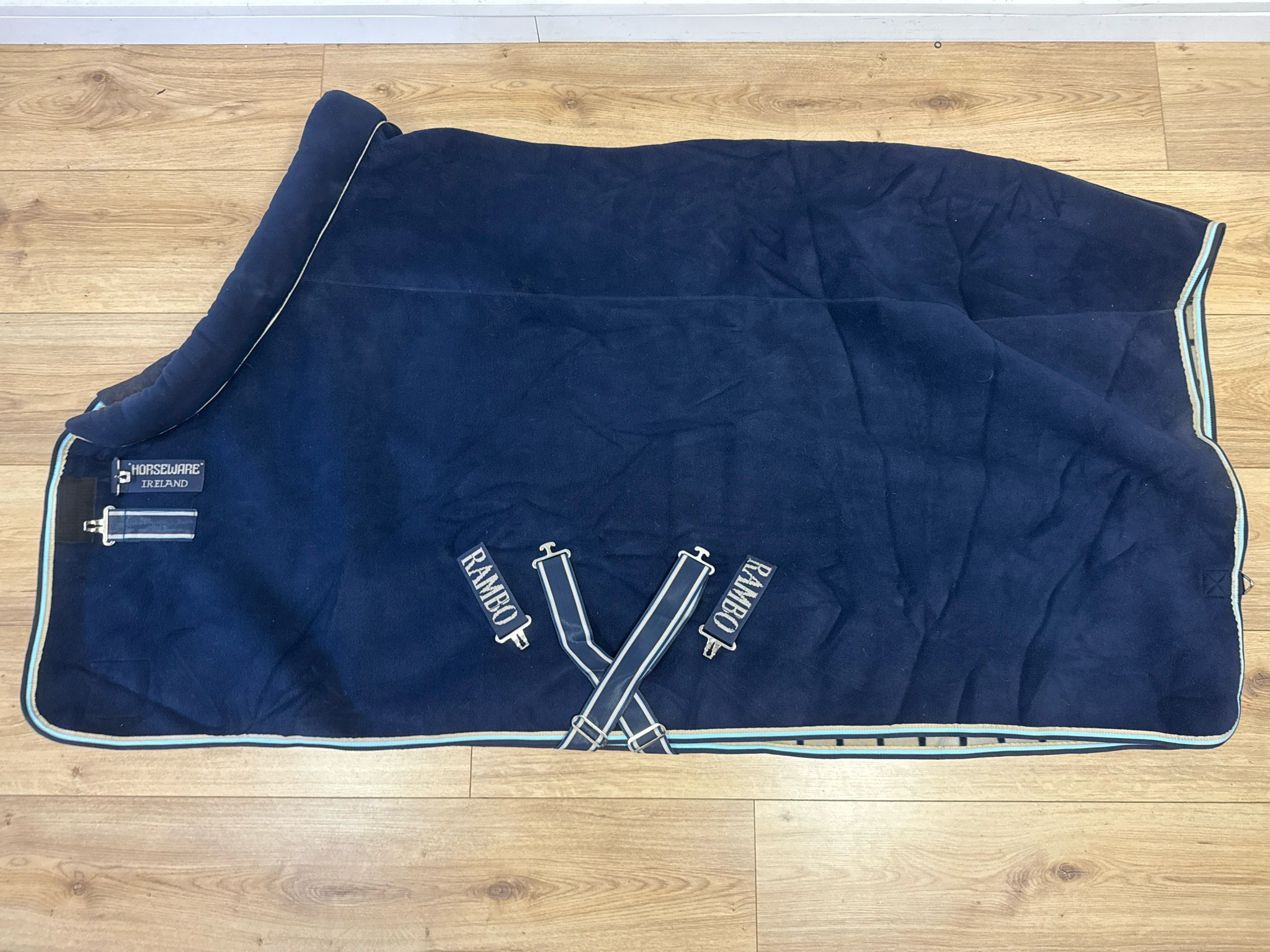 Horseware Rambo Cosy zweetdeken blauw 185