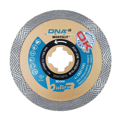 Montolit CBX125 Diamantschijf  (ideaal voor tegels van 2cm dik)