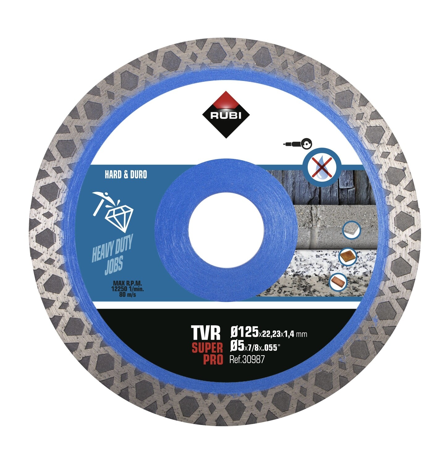Rubi Diamantschijf TVR SuperPro 125mm