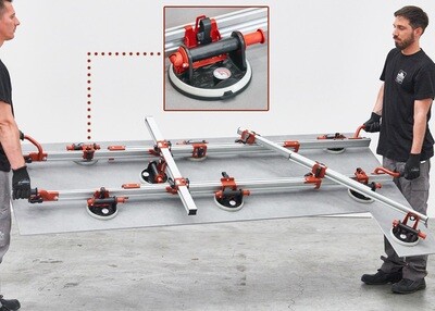 Raimondi Easy-Move MKIV Tegeldrager set met vacuümmeter 320cm