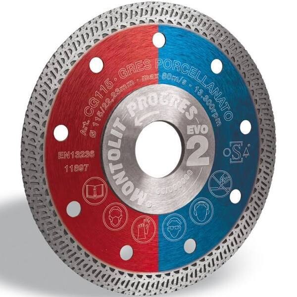 Montolit CG125 keramisch hard diamantzaagblad (evo2)