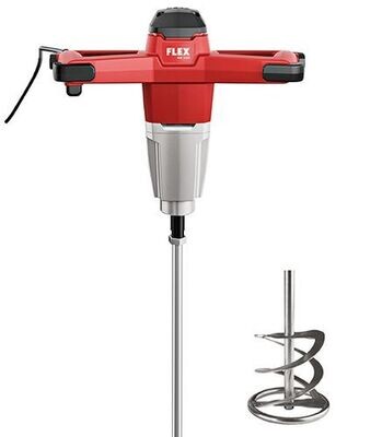 Flex MXE1000 + WR2 120 Mengmachine 1010 Watt met 1 versnelling en gasgeefschakelaar