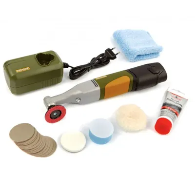 Proxxon Micromot Accu-Haakse polijstmachine WP/A incl. snellader + Li-Ionen-Accu